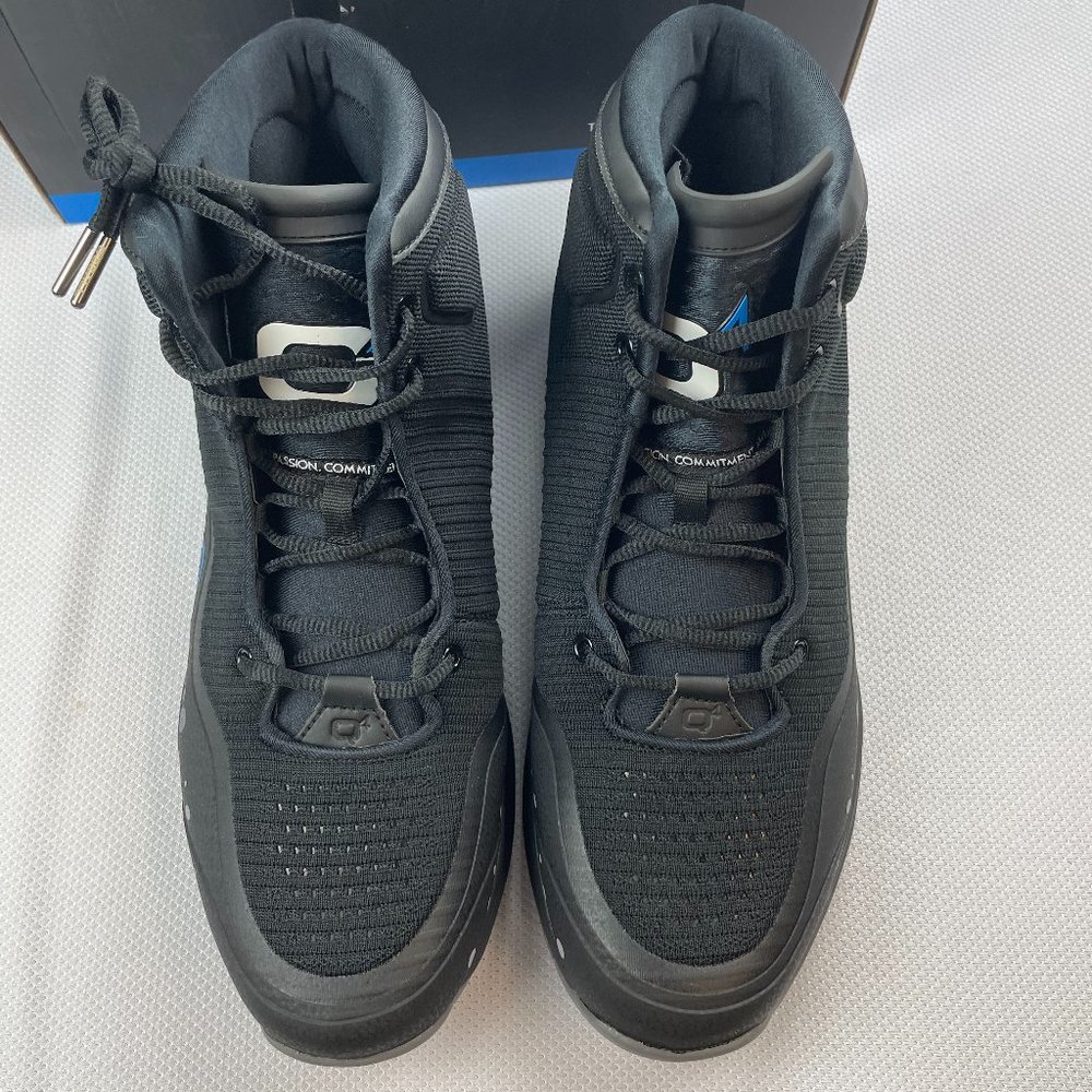 Q4 Sports 495-HI JET BLACK Men's Basketball Shoe